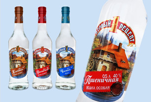 Серия этикеток для водки 