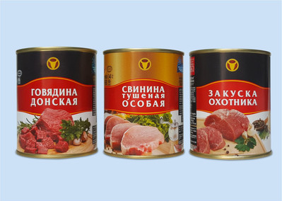 этикетка на тушенку