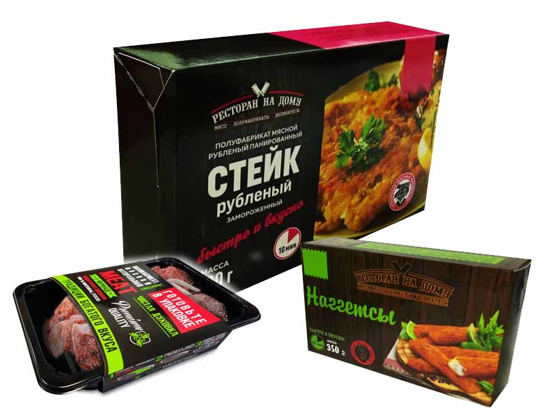 упаковка замороженных продуктов