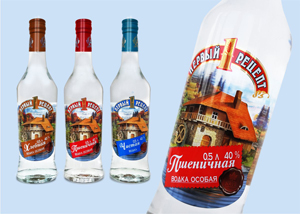 этикетка для водки