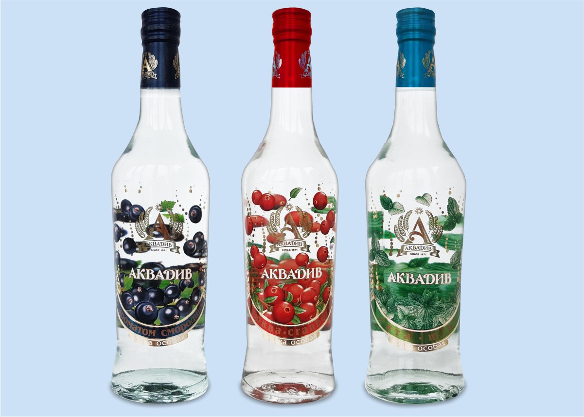 серия прозрачных этикеток