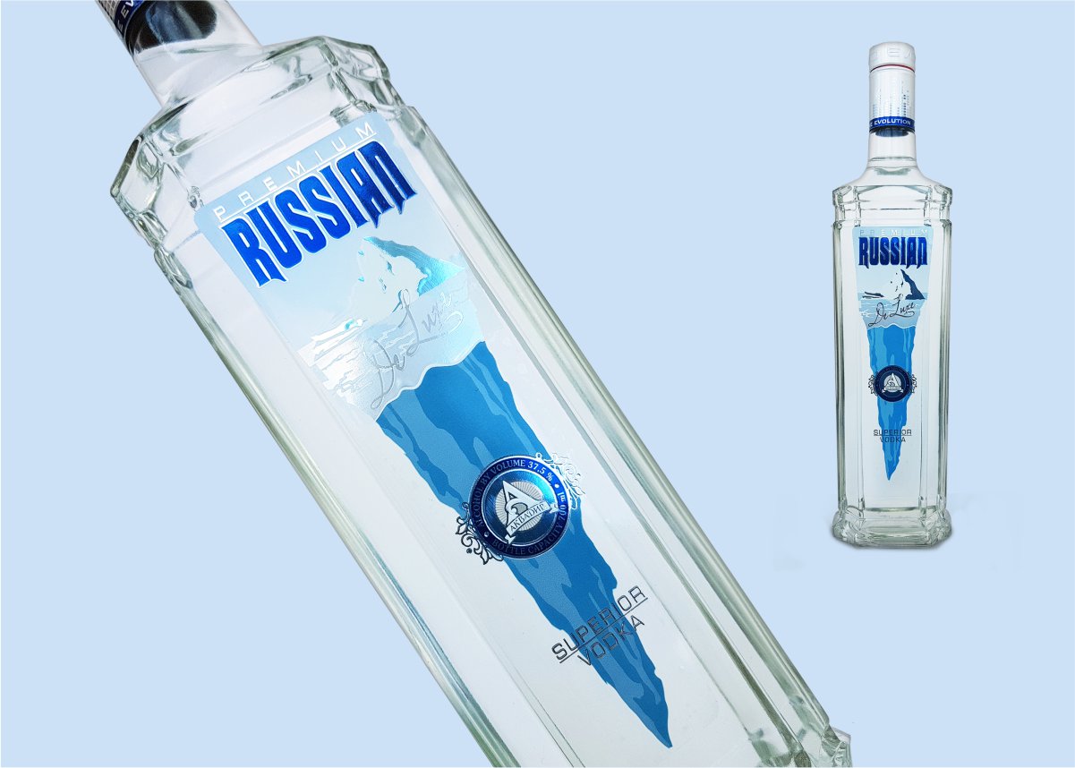 прозрачная этикетка 